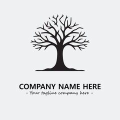 Obraz premium Tree Silhouette Logo Company Design Illustration Vector Graphic Image