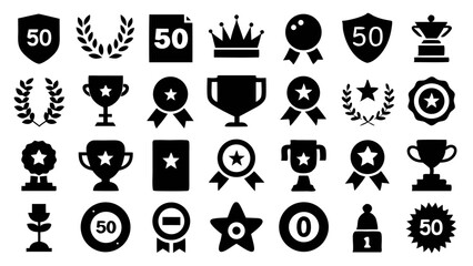 Find the perfect symbol for achievement with these thoughtfully designed award icons tailored to highlight success in academic business or personal milestones