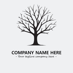 Fototapeta premium Tree Silhouette Logo Company Design Illustration Vector Graphic Image