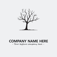 Tree Silhouette Logo Company Design Illustration Vector Graphic Image