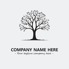 Obraz premium Tree Silhouette Logo Company Design Illustration Vector Graphic Image