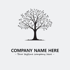 Obraz premium Tree Silhouette Logo Company Design Illustration Vector Graphic Image
