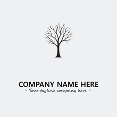 Obraz premium Tree Silhouette Logo Company Design Illustration Vector Graphic Image