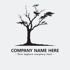 Obraz premium Tree Silhouette Logo Company Design Illustration Vector Graphic Image
