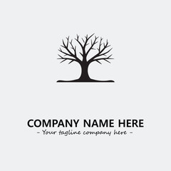 Obraz premium Tree Silhouette Logo Company Design Illustration Vector Graphic Image