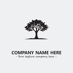 Obraz premium Tree Silhouette Logo Company Design Illustration Vector Graphic Image