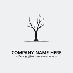 Obraz premium Tree Silhouette Logo Company Design Illustration Vector Graphic Image