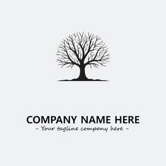 Obraz premium Tree Silhouette Logo Company Design Illustration Vector Graphic Image