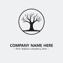 Obraz premium Tree Silhouette Logo Company Design Illustration Vector Graphic Image