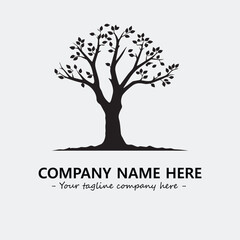 Obraz premium Tree Silhouette Logo Company Design Illustration Vector Graphic Image