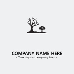 Obraz premium Tree Silhouette Logo Company Design Illustration Vector Graphic Image