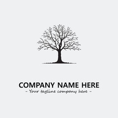 Obraz premium Tree Silhouette Logo Company Design Illustration Vector Graphic Image