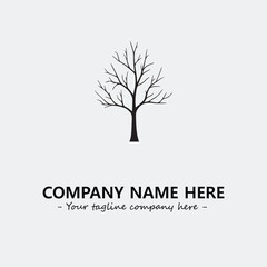Fototapeta premium Tree Silhouette Logo Company Design Illustration Vector Graphic Image