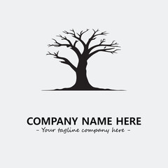 Obraz premium Tree Silhouette Logo Company Design Illustration Vector Graphic Image