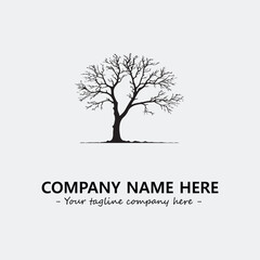 Obraz premium Tree Silhouette Logo Company Design Illustration Vector Graphic Image
