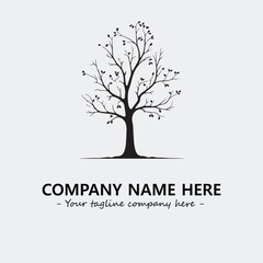 Obraz premium Tree Silhouette Logo Company Design Illustration Vector Graphic Image