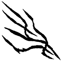 Fototapeta premium Magic Rune Cybersigil Tattoo Vector