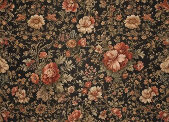 Intricate vintage floral textile, regal design ,  texture,  flower,  paisley