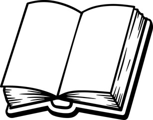 opening book outline icon 