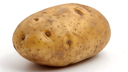 potatoes isolated on white