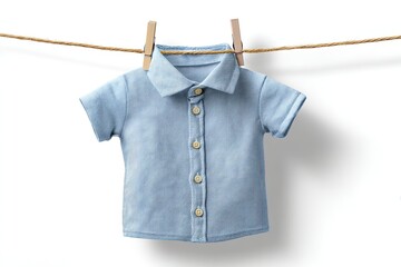 Baby shirt isolated on white background
