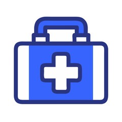 Fototapeta premium First Aid Kit Icon Representing Health and Emergency Response
