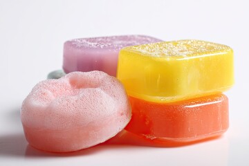 Baby soap isolated on white background