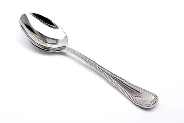 Baby spoon isolated on white background