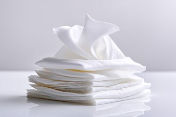 Baby wipes isolated on white background