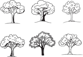tree nature branch vector leaf silhouette icon, vector illustration