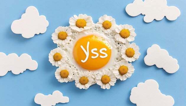 Sunny-Side Up "Yes" Daisy Sky.