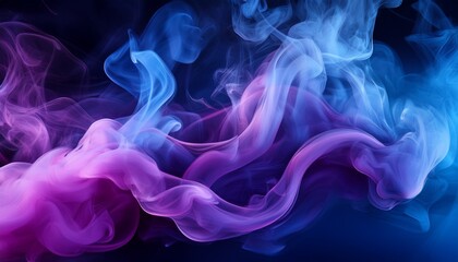 Fototapeta premium blue and purple smoke background