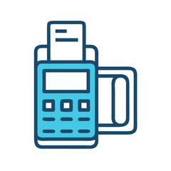 Payment Terminal Icon Representing Transaction or Point-of-Sale System