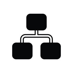 Flow Chart Vector icon