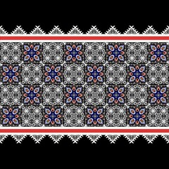 Native Tribal Textile Ethnic Ikat Boho Pattern Design for Background Carpet Wallpaper Clothing Wrapping Batik Fabric Kebaya and Ceramic  