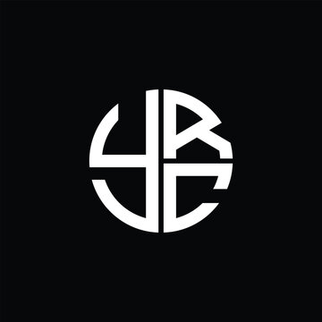 YRC logo YRC icon YRCvector YRC monogram YRCletter YRCminimalist YRC Circle YRCflat Unique modern flat abstract logo design.