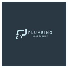 plumbing logo for water tap pipes for buildings, building stores, repair services, contractors, businesses, companies