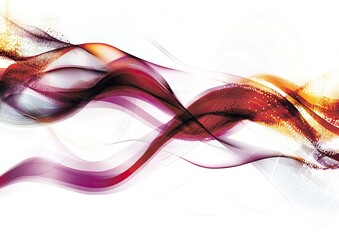 Obraz premium Abstract swirling ribbons