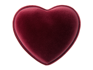 Elegant velvet heart shaped box for romantic gifts and keepsakes