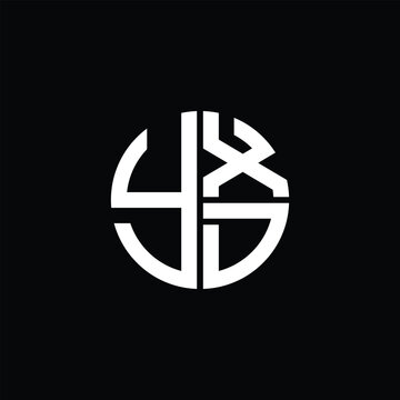 YXD logo YXD icon YXDvector YXD monogram YXDletter YXDminimalist YXD Circle YXDflat Unique modern flat abstract logo design.