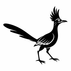 Bold Roadrunner Silhouette Art
