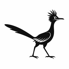 Bold Roadrunner Silhouette Art