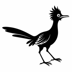 Bold Roadrunner Silhouette Art