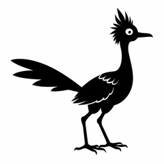 Bold Roadrunner Silhouette Art