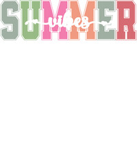 Summer Vibes Svg Sublimation T-Shirt
