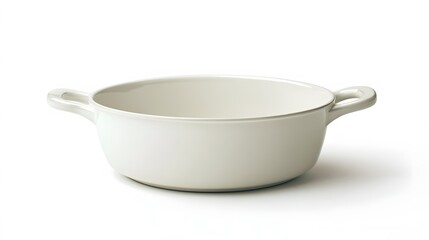 White Ceramic Serving Bowl.