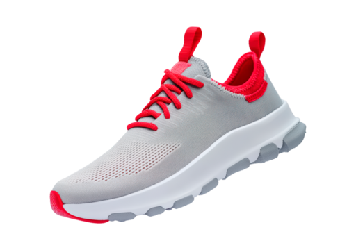 Quality lightweight running shoes on a transparent background