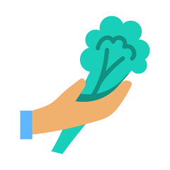 Picking Vegetables Icon