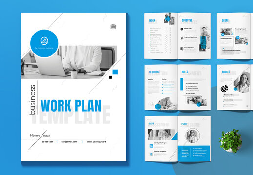 Modern Business Work Plan Design