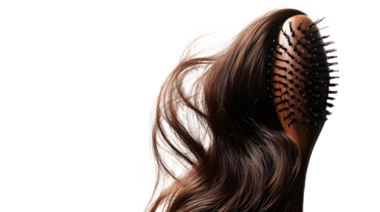 Professional Hair Brush on White Background Isolated for Beauty Concept